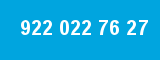 922 022 76 27